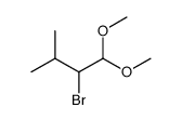 2-bromo-3-methylbutyraldehyde dimethyl acetal Structure