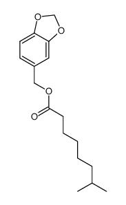 Piperonyl 7-methyloctanoate结构式