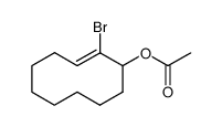 (Z)-2-bromo-2-cyclodecen-1-yl acetate结构式