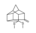 8,8-bis(methylthio)-11-methylenepentacyclo<5.4.0.02,6.03,10.05,9>undecane结构式