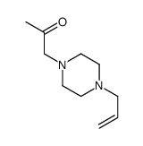 2-Propanone,1-[4-(2-propenyl)-1-piperazinyl]-(9CI) structure