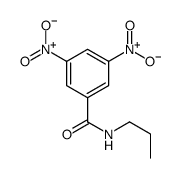 Benzamide, 3,5-dinitro-N-propyl- Structure