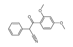 3-(2,4-dimethoxy-phenyl)-3-oxo-2-phenyl-propionitrile结构式