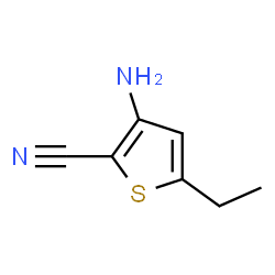 3-AMINO-2-CYANO-5-ETHYLTHIOPHENE structure