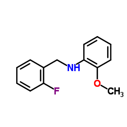 N-(2-Fluorobenzyl)-2-methoxyaniline结构式