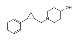 1-[[(1R,2R)-2-phenylcyclopropyl]methyl]piperidin-4-ol结构式