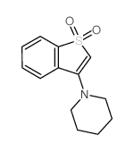 Piperidine, 1-(1,1-dioxidobenzo[b]thien-3-yl)-结构式
