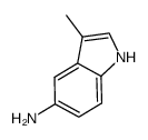 1H-Indol-5-amine,3-methyl-(9CI) Structure