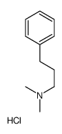 dimethyl-(3-phenylpropyl)azanium chloride structure