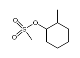 cis- and trans-1-methanesulphonyl-2-methylcyclohexane Structure