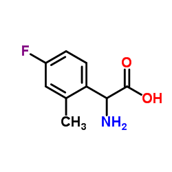 4-FLUORO-2-METHYL-DL-PHENYLGLYCINE structure