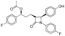 3-O-乙酰基依折麦布结构式