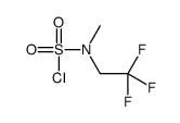 N-methyl-N-(2,2,2-trifluoroethyl)sulfamoyl chloride结构式