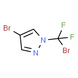 4-Bromo-1-(bromodifluoromethyl)-1H-pyrazole Structure