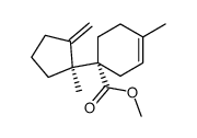 methyl 4-methyl-1-(1-methyl-2-methylenecyclopentyl)-3-cyclohexene-1-carboxylate结构式