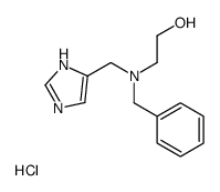 2-[benzyl(1H-imidazol-5-ylmethyl)amino]ethanol,hydrochloride Structure