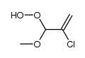 (2-Chlor-1-methoxy-2-propenyl)hydroperoxid Structure