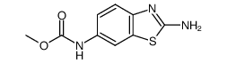 Carbamic acid, (2-amino-6-benzothiazolyl)-, methyl ester (9CI) structure