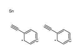 bis(4-ethynylphenyl)-dimethylstannane Structure