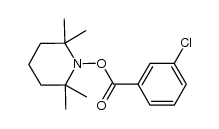 3-chloro-benzoic acid 2,2,6,6-tetramethyl-piperidin-1-yl ester结构式