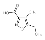 5-Ethyl-4-methylisoxazole-3-carboxylic acid structure