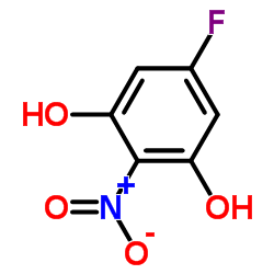 5-Fluoro-2-nitro-1,3-benzenediol Structure