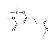 dimethyl 3-trimethylsilyloxyhex-2-enedioate结构式