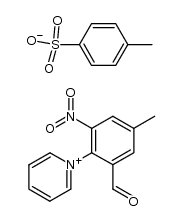 1-(2-formyl-4-methyl-6-nitrophenyl)pyridin-1-ium 4-methylbenzenesulfonate Structure