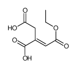 (2Z)-2-(2-ethoxy-2-oxoethylidene)butanedioic acid结构式