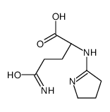 (2S)-5-amino-2-(3,4-dihydro-2H-pyrrol-5-ylamino)-5-oxopentanoic acid结构式