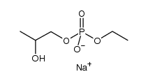 sodium ethyl 2-hydroxypropylphosphate Structure