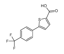 5-[4-(trifluoromethyl)phenyl]thiophene-2-carboxylic acid Structure