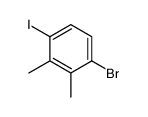 1-溴-4-碘-2,3-二甲基苯结构式