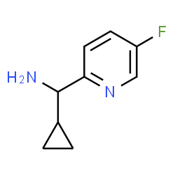 (1S)CYCLOPROPYL(5-FLUORO(2-PYRIDYL))METHYLAMINE结构式