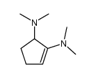 1,5-bis(N,N-dimethylamino)cyclopent-1-ene结构式