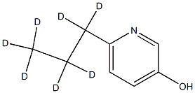 3-Hydroxy-6-(n-propyl-d7)-pyridine结构式
