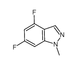 4,6-difluoro-1-methyl-1H-indazole Structure