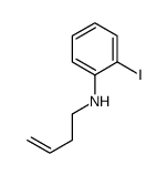 N-but-3-enyl-2-iodoaniline结构式