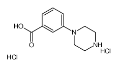 3-PIPERAZIN-1-YL-BENZOIC ACID DIHYDROCHLORIDE结构式
