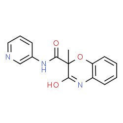 3-hydroxy-2-methyl-N-(pyridin-3-yl)-2H-1,4-benzoxazine-2-carboxamide Structure