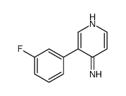 3-(3-fluorophenyl)pyridin-4-amine structure