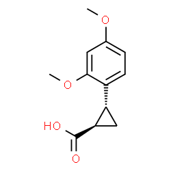 反式-2-(2,4-二甲氧基苯基)环丙烷-1-羧酸图片