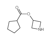 3-Azetidinyl cyclopentanecarboxylate Structure