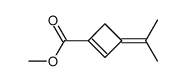 1-Cyclobutene-1-carboxylicacid,3-(1-methylethylidene)-,methylester(9CI) structure