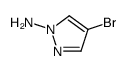 4-溴-1H-吡唑-1-胺结构式