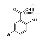 5-bromo-2-Methanesulfonamidobenzoic acid structure