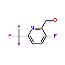 3-fluoro-6-(trifluoromethyl)pyridine-2-carbaldehyde Structure