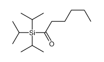 1-tri(propan-2-yl)silylhexan-1-one结构式