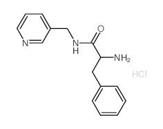 2-Amino-3-phenyl-N-(3-pyridinylmethyl)propanamide hydrochloride结构式