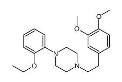 1-[2-(3,4-dimethoxyphenyl)ethyl]-4-(2-ethoxyphenyl)piperazine Structure